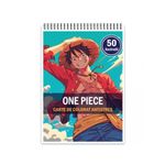Carti si Birotica - Carti - Carti pentru copii - Carti de colorat - Carte de colorat pentru relaxare si antistres, 50 de ilustratii, One Piece, 106 pagini, A5 - Infinity.ro