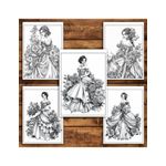 Carti si Birotica - Carti - Carti pentru copii - Carti de colorat - Carte de colorat pentru relaxare si antistres, 50 de ilustratii, Printese Florale, 106 pagini, A5 - Infinity.ro