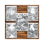 Carti si Birotica - Carti - Carti pentru copii - Carti de colorat - Carte de colorat pentru relaxare si antistres, 50 de ilustratii, Primavara in Padrure, 106 pagini, A5 - Infinity.ro