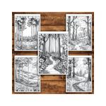 Carti si Birotica - Carti - Carti pentru copii - Carti de colorat - Carte de colorat pentru relaxare si antistres, 50 de ilustratii, Primavara in Padrure, 106 pagini, A5 - Infinity.ro