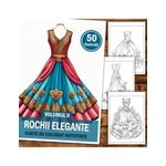 Carti si Birotica - Carti - Carti pentru copii - Carti de colorat - Carte de colorat pentru relaxare si antistres, 50 de ilustratii, Rochii Elegante - Volumul II, 106 pagini, A5 - Infinity.ro