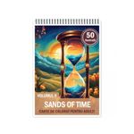 Carti si Birotica - Carti - Carti pentru copii - Carti de colorat - Carte de colorat pentru relaxare si antistres, 50 de ilustratii, Sands of Time - Volumul II, 106 pagini, A5 - Infinity.ro