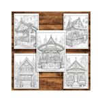 Carti si Birotica - Carti - Carti pentru copii - Carti de colorat - Carte de colorat pentru relaxare si antistres, 50 de ilustratii, Targuri de Craciun, 106 pagini, A5 - Infinity.ro