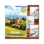 Carti si Birotica - Carti - Carti pentru copii - Carti de colorat - Carte de colorat pentru relaxare si antistres, 50 de ilustratii, Toscana, 106 pagini, A5 - Infinity.ro