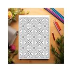 Carti si Birotica - Carti - Carti pentru copii - Carti de colorat - Carte de colorat pentru relaxare si antistres, 50 de ilustratii, Tipare relaxante, 106 pagini, A5 - Infinity.ro