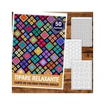 Carti si Birotica - Carti - Carti pentru copii - Carti de colorat - Carte de colorat pentru relaxare si antistres, 50 de ilustratii, Tipare relaxante, 106 pagini, A5 - Infinity.ro