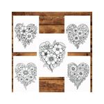 Carti si Birotica - Carti - Carti pentru copii - Carti de colorat - Carte de colorat pentru relaxare si antistres, 50 de ilustratii, Valentines Day Heart - Volumul II, 106 pagini, A5 - Infinity.ro