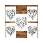 Carti si Birotica - Carti - Carti pentru copii - Carti de colorat - Carte de colorat pentru relaxare si antistres, 50 de ilustratii, Valentines Day Heart - Volumul II, 106 pagini, A5 - Infinity.ro