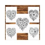 Carti si Birotica - Carti - Carti pentru copii - Carti de colorat - Carte de colorat pentru relaxare si antistres, 50 de ilustratii, Valentines Day Heart - Volumul II, 106 pagini, A5 - Infinity.ro