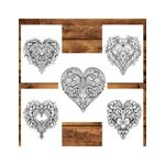 Carti si Birotica - Carti - Carti pentru copii - Carti de colorat - Carte de colorat pentru relaxare si antistres, 50 de ilustratii, Valentines Day Heart - Volumul I, 106 pagini, A5 - Infinity.ro