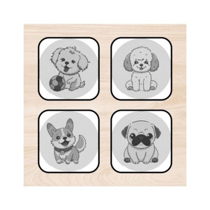 Carti si Birotica - Carti - Carti pentru copii - Carti de colorat - Carte de colorat stil Spiroglyphic, 25 de ilustratii Cats and Dogs, 56 pagini, A5 - Infinity.ro
