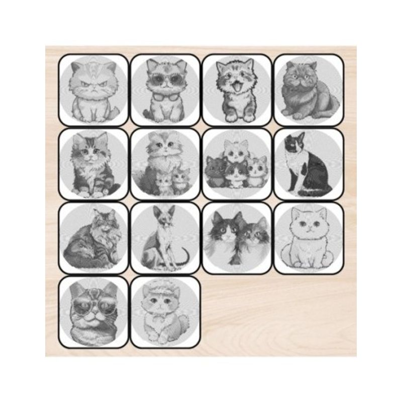 Carti si Birotica - Carti - Carti pentru copii - Carti de colorat - Carte de colorat stil Spiroglyphic, 25 de ilustratii Cats and Dogs, 56 pagini, A5 - Infinity.ro