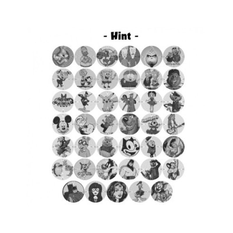 Carti si Birotica - Carti - Carti pentru copii - Carti de colorat - Carte de colorat stil Spiroglyphic, 41 de ilustratii Cartoon Characters, 88 pagini, A5 - Infinity.ro