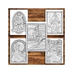 Carti si Birotica - Carti - Carti pentru copii - Carti de colorat - Carte de colorat pentru relaxare si antistres, 50 de ilustratii, Vitralii Disney, 106 pagini, A5 - Infinity.ro
