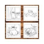 Carti si Birotica - Carti - Carti pentru copii - Carti de colorat - Carte de colorat, 30 de ilustratii Chunky Cats, 106 pagini, A5 - Infinity.ro