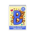 Carti si Birotica - Carti - Carti pentru copii - Carti de colorat - Carte de colorat, 26 de ilustratii Alfabetul pentru copii - Engleza, 58 pagini, A5 - Infinity.ro