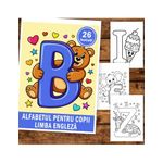 Carti si Birotica - Carti - Carti pentru copii - Carti de colorat - Carte de colorat, 26 de ilustratii Alfabetul pentru copii - Engleza, 58 pagini, A5 - Infinity.ro