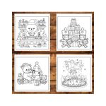 Carti si Birotica - Carti - Carti pentru copii - Carti de colorat - Carte de colorat, 30 de ilustratii Christmas Toyland, 66 pagini, A5 - Infinity.ro