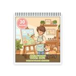 Carti si Birotica - Carti - Carti pentru copii - Carti de colorat - Carte de colorat, 30 de ilustratii Cozy Boy, 66 pagini, A5 - Infinity.ro