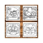 Carti si Birotica - Carti - Carti pentru copii - Carti de colorat - Carte de colorat, 30 de ilustratii Pudgy Cat Moments, 66 pagini, A5 - Infinity.ro