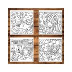 Carti si Birotica - Carti - Carti pentru copii - Carti de colorat - Carte de colorat, 31 de ilustratii Quacky Days, 68 pagini, A5 - Infinity.ro