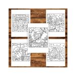 Carti si Birotica - Carti - Carti pentru copii - Carti de colorat - Carte de colorat, 39 de ilustratii Spiridusii lui Mos Craciun, 74 pagini, A5 - Infinity.ro