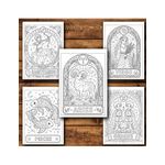 Carti si Birotica - Carti - Carti pentru copii - Carti de colorat - Carte de colorat, 36 de ilustratii Zodiac copii 2, 78 pagini, A5 - Infinity.ro