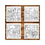 Carti si Birotica - Carti - Carti pentru copii - Carti de colorat - Carte de colorat, 40 de ilustratii Calm Days, 86 pagini, A5 - Infinity.ro