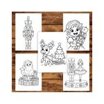Carti si Birotica - Carti - Carti pentru copii - Carti de colorat - Carte de colorat, 40 de ilustratii Bucuriile Craciunului - Volumul II, 86 pagini, A5 - Infinity.ro