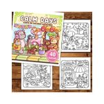 Carti si Birotica - Carti - Carti pentru copii - Carti de colorat - Carte de colorat, 40 de ilustratii Calm Days, 86 pagini, A5 - Infinity.ro