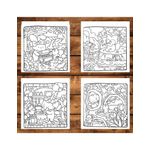Carti si Birotica - Carti - Carti pentru copii - Carti de colorat - Carte de colorat, 40 de ilustratii Cozy Fantasy, 86 pagini, A5 - Infinity.ro