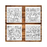 Carti si Birotica - Carti - Carti pentru copii - Carti de colorat - Carte de colorat, 40 de ilustratii Girl Spaces, 86 pagini, A5 - Infinity.ro