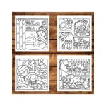 Carti si Birotica - Carti - Carti pentru copii - Carti de colorat - Carte de colorat, 40 de ilustratii Girl Spaces, 86 pagini, A5 - Infinity.ro