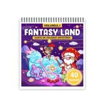Carti si Birotica - Carti - Carti pentru copii - Carti de colorat - Carte de colorat, 40 de ilustratii Fantasy Land - Volumul I, 86 pagini, A5 - Infinity.ro