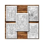 Carti si Birotica - Carti - Carti pentru copii - Carti de colorat - Carte de colorat, 40 de ilustratii Demonic Kitties - Volumul II, 86 pagini, A5 - Infinity.ro