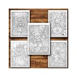 Carti si Birotica - Carti - Carti pentru copii - Carti de colorat - Carte de colorat, 40 de ilustratii Demonic Kitties - Volumul III, 86 pagini, A5 - Infinity.ro
