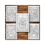 Carti si Birotica - Carti - Carti pentru copii - Carti de colorat - Carte de colorat, 40 de ilustratii Demonic Kitties - Volumul III, 86 pagini, A5 - Infinity.ro