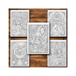Carti si Birotica - Carti - Carti pentru copii - Carti de colorat - Carte de colorat, 40 de ilustratii Demonic Kitties - Volumul III, 86 pagini, A5 - Infinity.ro