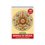 Carti si Birotica - Carti - Carti pentru copii - Carti de colorat - Carte de colorat, 40 de ilustratii Mandale de Craciun - Volumul III, 86 pagini, A5 - Infinity.ro