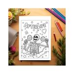 Carti si Birotica - Carti - Carti pentru copii - Carti de colorat - Carte de colorat, 40 de ilustratii, Afterlife, 86 pagini, A5 - Infinity.ro