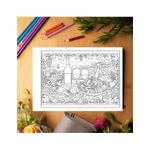 Carti si Birotica - Carti - Carti pentru copii - Carti de colorat - Carte de colorat, 40 de ilustratii Wine O'Clock, 86 pagini, A5 - Infinity.ro