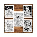 Carti si Birotica - Carti - Carti pentru copii - Carti de colorat - Carte de colorat, 40 de ilustratii, Afterlife, 86 pagini, A5 - Infinity.ro