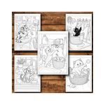 Carti si Birotica - Carti - Carti pentru copii - Carti de colorat - Carte de colorat, 40 de ilustratii Pisicute Obraznice - Volumul IV, 86 pagini, A5 - Infinity.ro