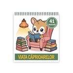 Carti si Birotica - Carti - Carti pentru copii - Carti de colorat - Carte de colorat, 41 de ilustratii Viata Caprioarelor, 88 pagini, A5 - Infinity.ro