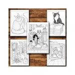 Carti si Birotica - Carti - Carti pentru copii - Carti de colorat - Carte de colorat, 42 de ilustratii Pisicute Obraznice - Volumul I, 90 pagini, A5 - Infinity.ro