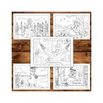 Carti si Birotica - Carti - Carti pentru copii - Carti de colorat - Carte de colorat, 42 de ilustratii Country Girl - Volumul I, 90 pagini, A5 - Infinity.ro