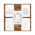 Carti si Birotica - Carti - Carti pentru copii - Carti de colorat - Carte de colorat, 42 de ilustratii Craciun - Monocromatic, 88 pagini, A5 - Infinity.ro
