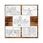 Carti si Birotica - Carti - Carti pentru copii - Carti de colorat - Carte de colorat, 42 de ilustratii Country Girl - Volumul II, 90 pagini, A5 - Infinity.ro