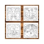 Carti si Birotica - Carti - Carti pentru copii - Carti de colorat - Carte de colorat, 42 de ilustratii Cozy Life, 88 pagini, A5 - Infinity.ro