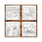 Carti si Birotica - Carti - Carti pentru copii - Carti de colorat - Carte de colorat, 42 de ilustratii Cozy Life, 88 pagini, A5 - Infinity.ro